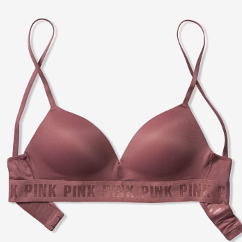 PINK “wear everywhere” wireless lightly lined bra